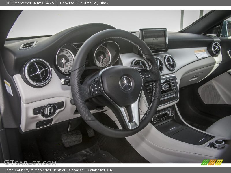 Universe Blue Metallic / Black 2014 Mercedes-Benz CLA 250