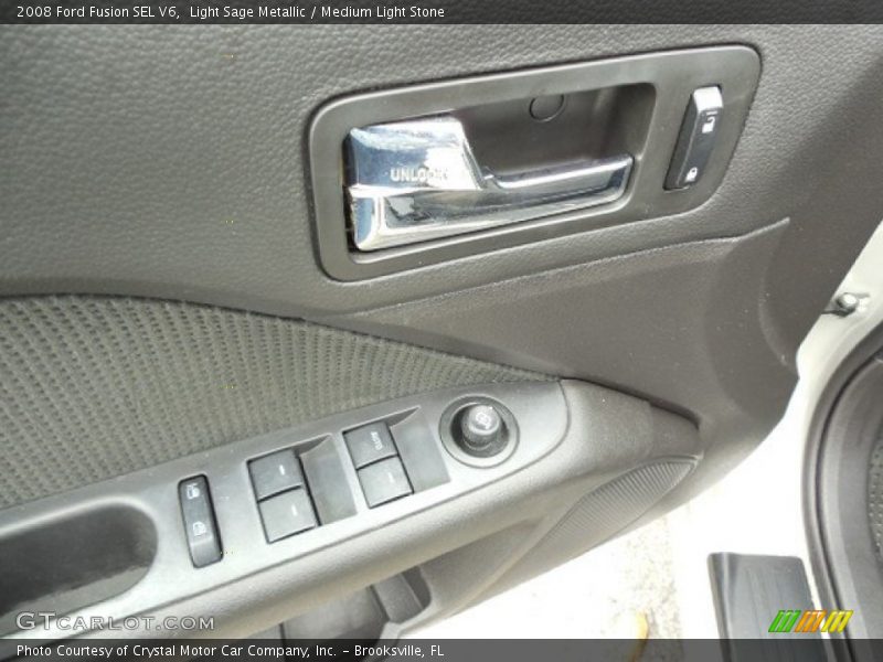 Light Sage Metallic / Medium Light Stone 2008 Ford Fusion SEL V6