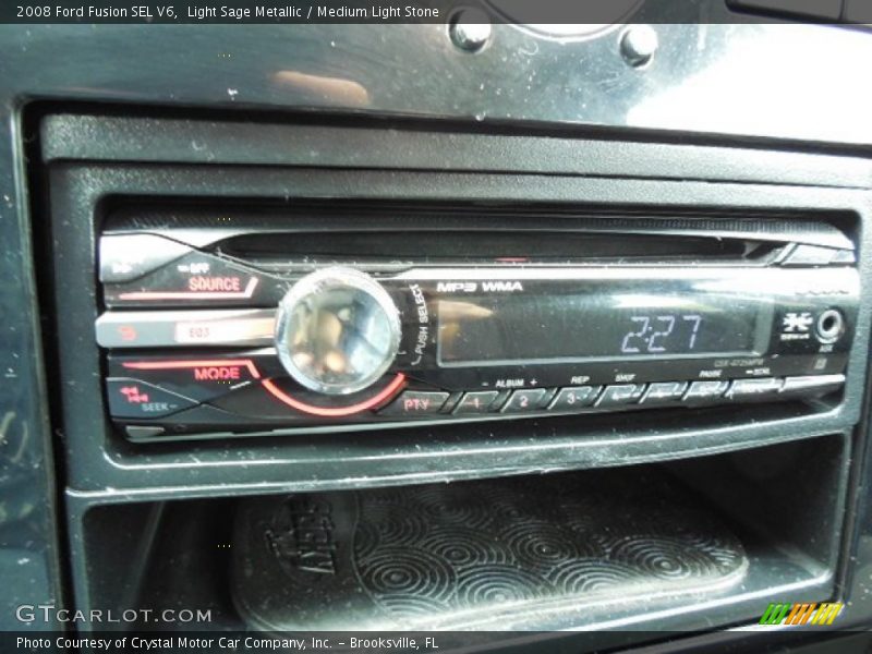 Light Sage Metallic / Medium Light Stone 2008 Ford Fusion SEL V6