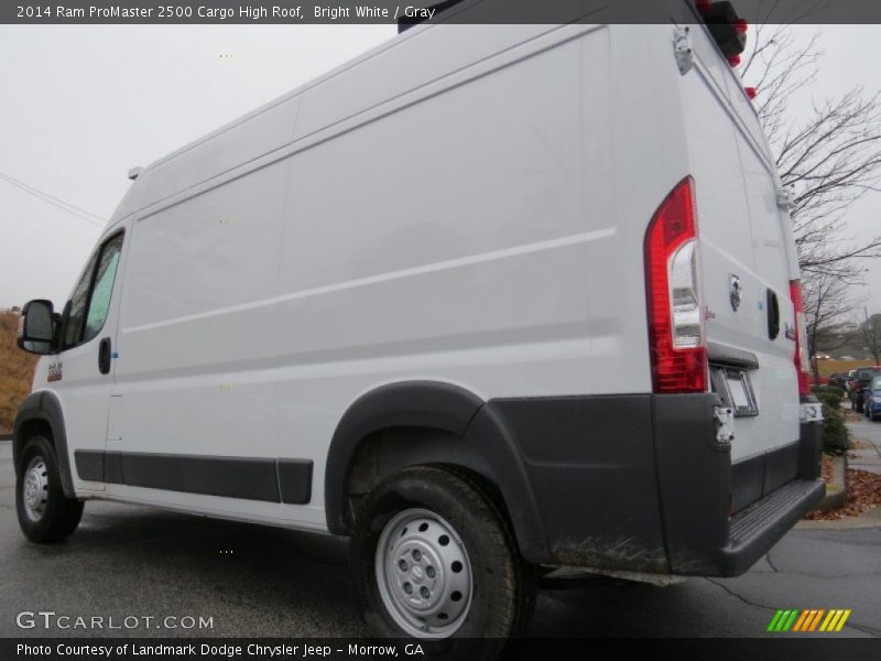 Bright White / Gray 2014 Ram ProMaster 2500 Cargo High Roof