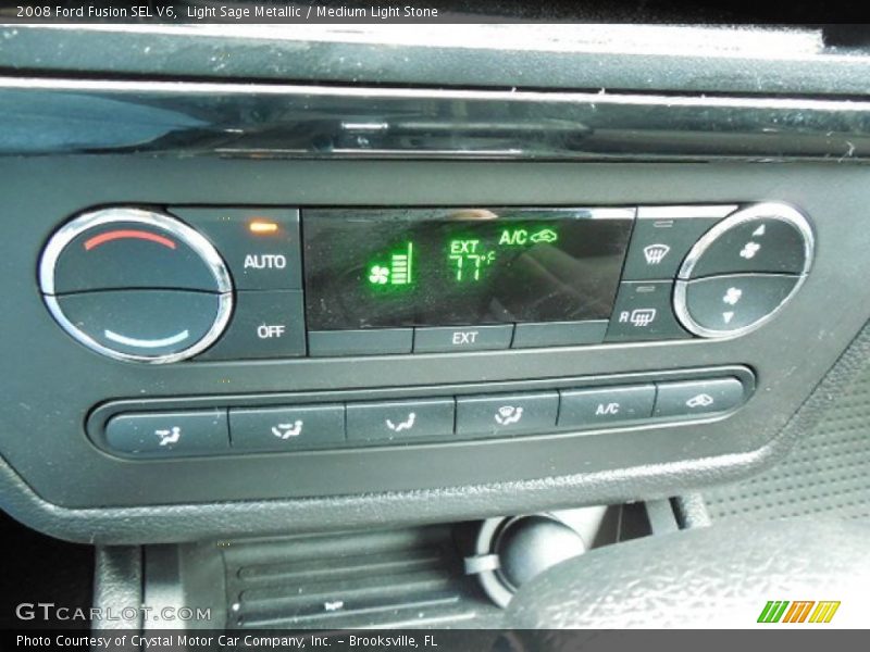 Light Sage Metallic / Medium Light Stone 2008 Ford Fusion SEL V6