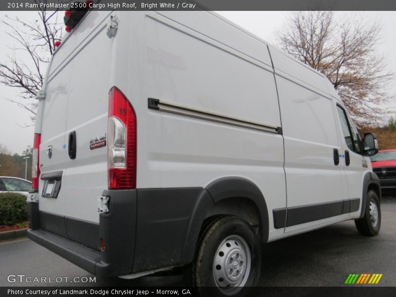 Bright White / Gray 2014 Ram ProMaster 2500 Cargo High Roof