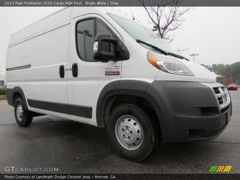 Front 3/4 View of 2014 ProMaster 2500 Cargo High Roof