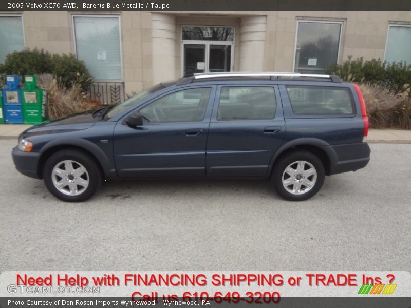 Barents Blue Metallic / Taupe 2005 Volvo XC70 AWD