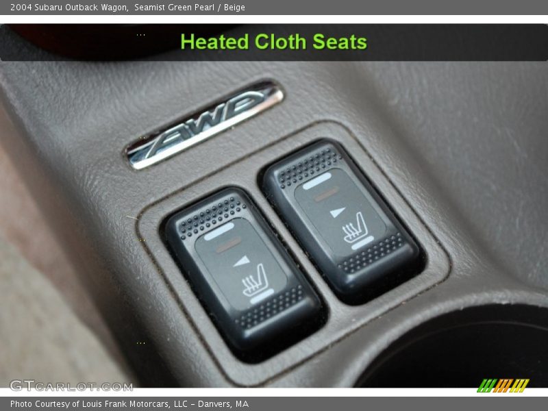 Seamist Green Pearl / Beige 2004 Subaru Outback Wagon