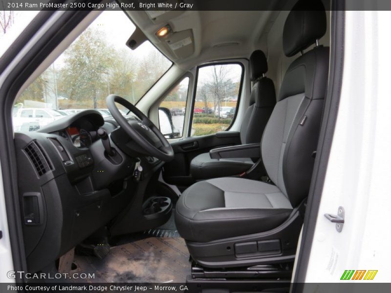 Front Seat of 2014 ProMaster 2500 Cargo High Roof