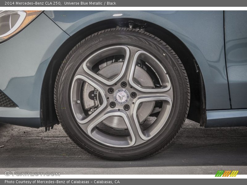 Universe Blue Metallic / Black 2014 Mercedes-Benz CLA 250