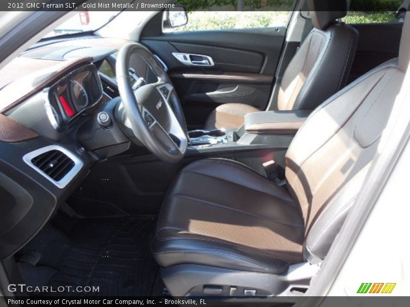 Gold Mist Metallic / Brownstone 2012 GMC Terrain SLT
