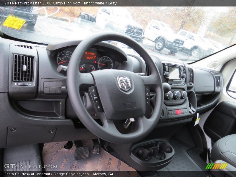 Dashboard of 2014 ProMaster 2500 Cargo High Roof