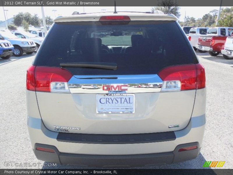 Gold Mist Metallic / Brownstone 2012 GMC Terrain SLT