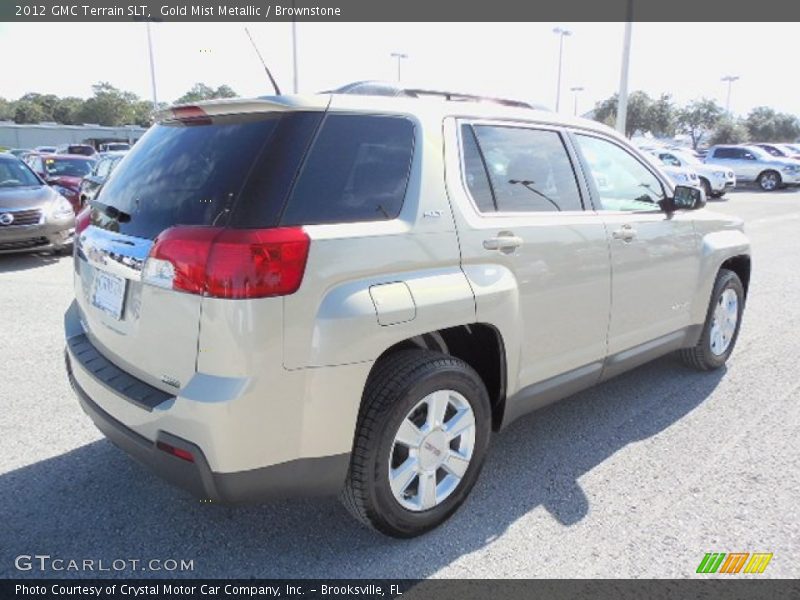 Gold Mist Metallic / Brownstone 2012 GMC Terrain SLT