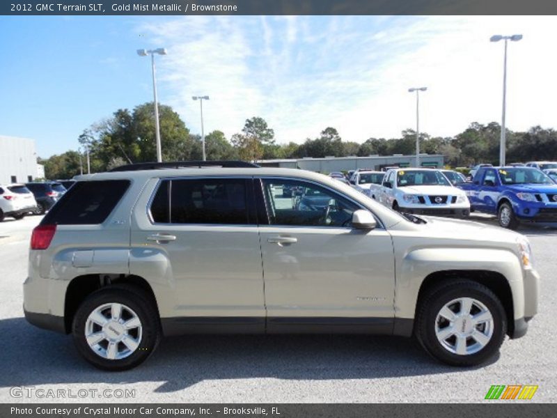 Gold Mist Metallic / Brownstone 2012 GMC Terrain SLT