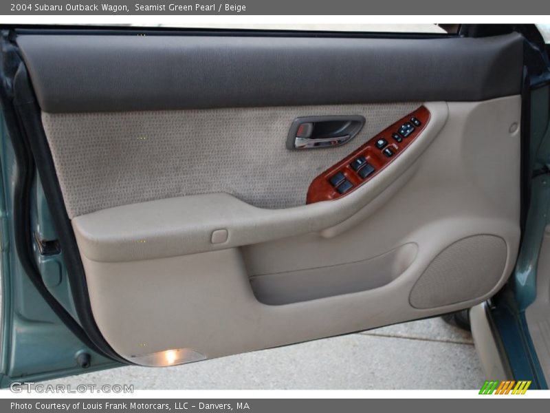 Seamist Green Pearl / Beige 2004 Subaru Outback Wagon