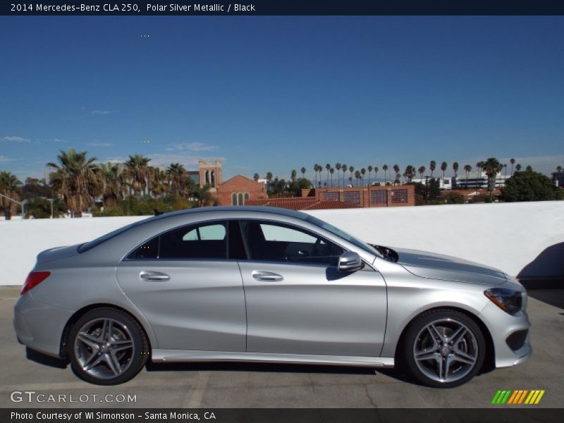 Polar Silver Metallic / Black 2014 Mercedes-Benz CLA 250