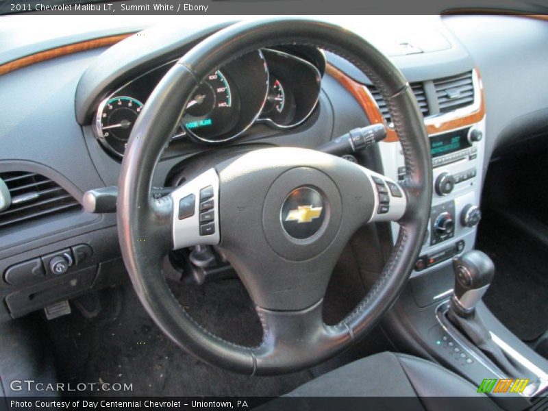 Summit White / Ebony 2011 Chevrolet Malibu LT