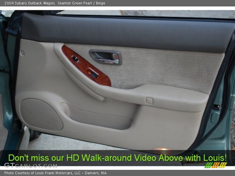 Seamist Green Pearl / Beige 2004 Subaru Outback Wagon