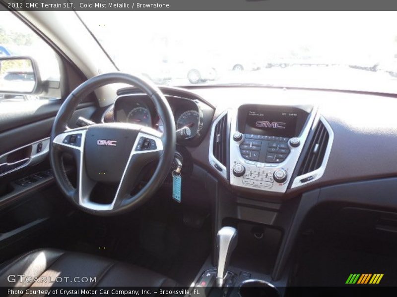 Gold Mist Metallic / Brownstone 2012 GMC Terrain SLT