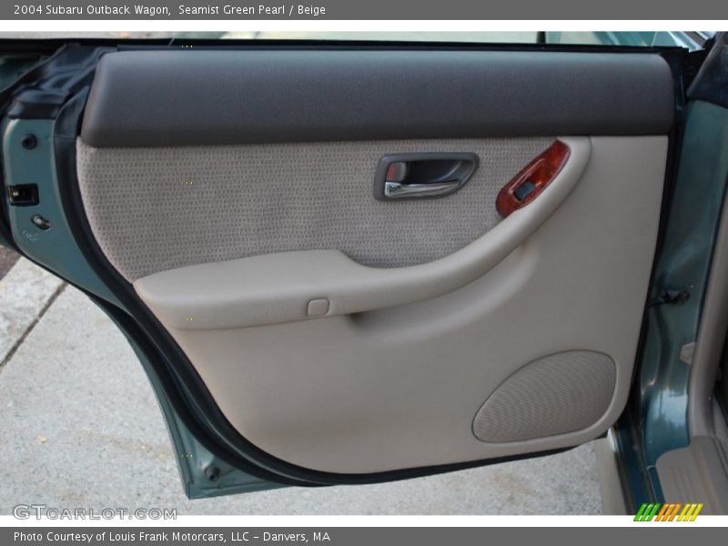 Seamist Green Pearl / Beige 2004 Subaru Outback Wagon