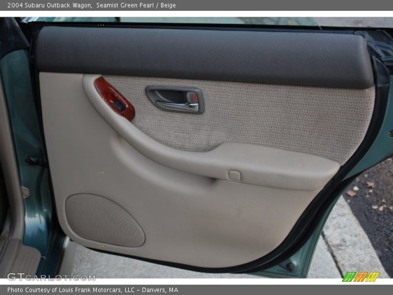 Seamist Green Pearl / Beige 2004 Subaru Outback Wagon