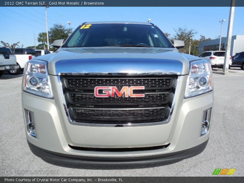 Gold Mist Metallic / Brownstone 2012 GMC Terrain SLT