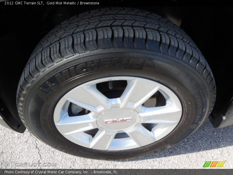 Gold Mist Metallic / Brownstone 2012 GMC Terrain SLT