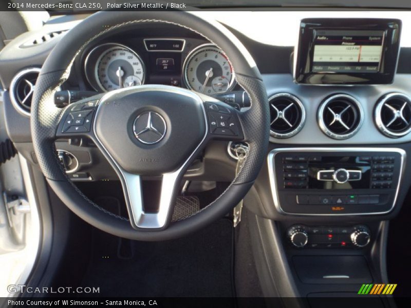 Polar Silver Metallic / Black 2014 Mercedes-Benz CLA 250