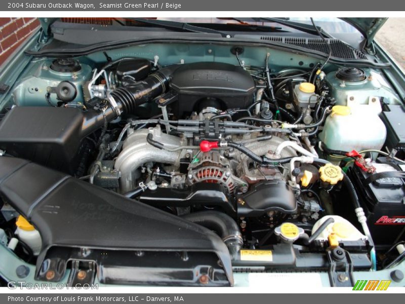 Seamist Green Pearl / Beige 2004 Subaru Outback Wagon