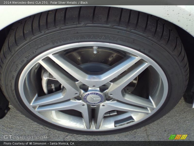 Polar Silver Metallic / Black 2014 Mercedes-Benz CLA 250