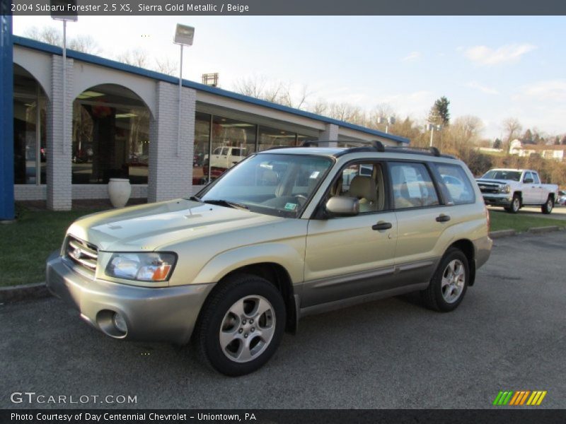 Sierra Gold Metallic / Beige 2004 Subaru Forester 2.5 XS