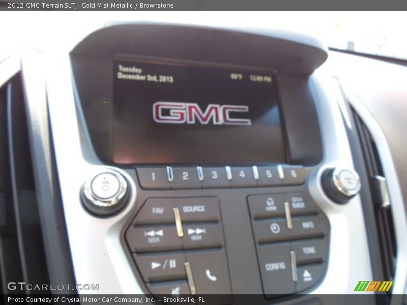 Gold Mist Metallic / Brownstone 2012 GMC Terrain SLT