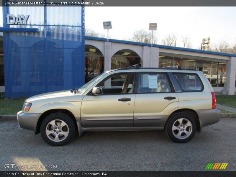Sierra Gold Metallic / Beige 2004 Subaru Forester 2.5 XS