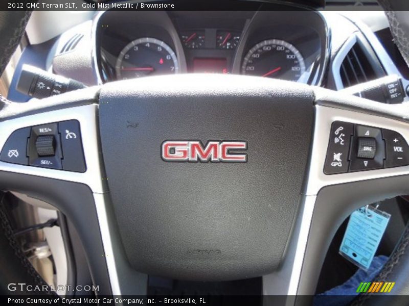 Gold Mist Metallic / Brownstone 2012 GMC Terrain SLT