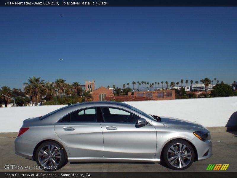 Polar Silver Metallic / Black 2014 Mercedes-Benz CLA 250