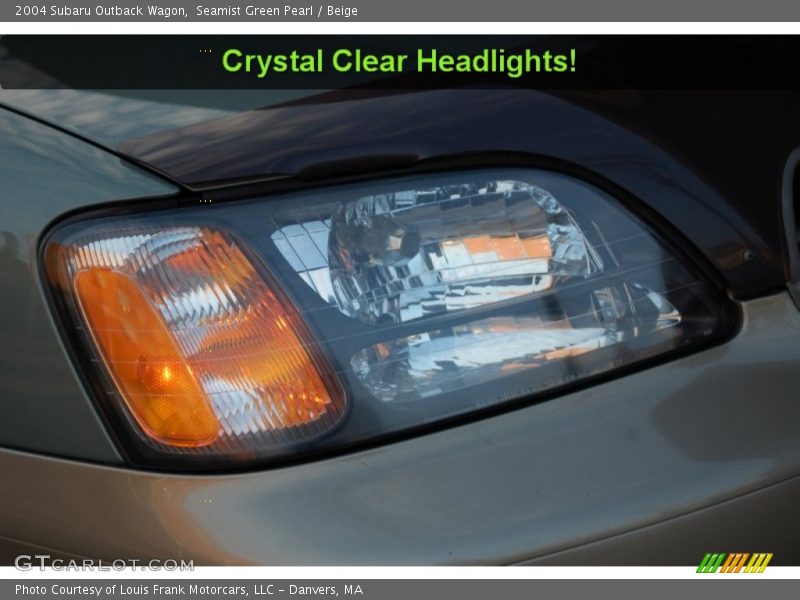 Seamist Green Pearl / Beige 2004 Subaru Outback Wagon