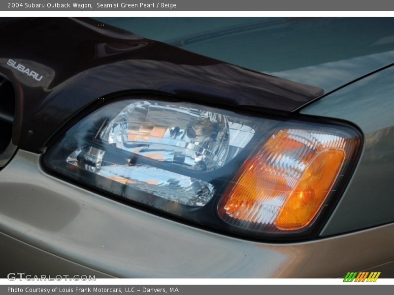 Seamist Green Pearl / Beige 2004 Subaru Outback Wagon