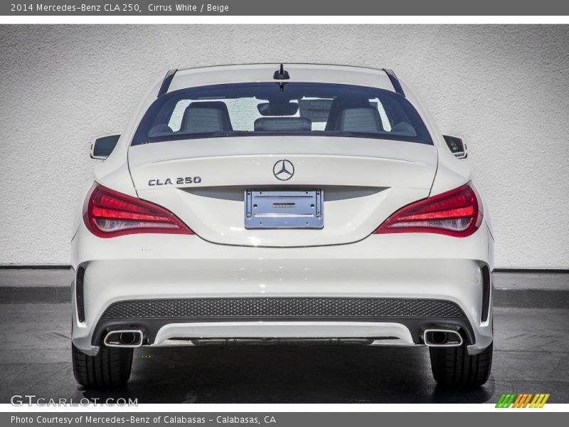Cirrus White / Beige 2014 Mercedes-Benz CLA 250