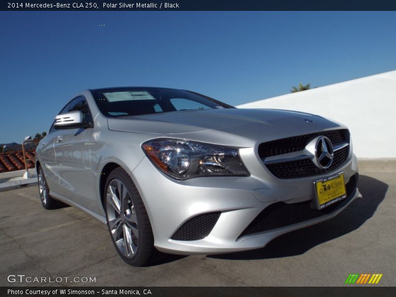 Polar Silver Metallic / Black 2014 Mercedes-Benz CLA 250