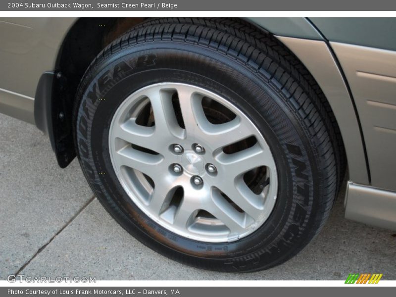 Seamist Green Pearl / Beige 2004 Subaru Outback Wagon