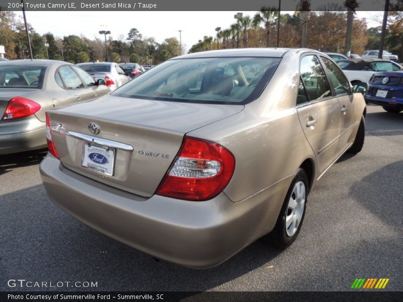Desert Sand Mica / Taupe 2004 Toyota Camry LE