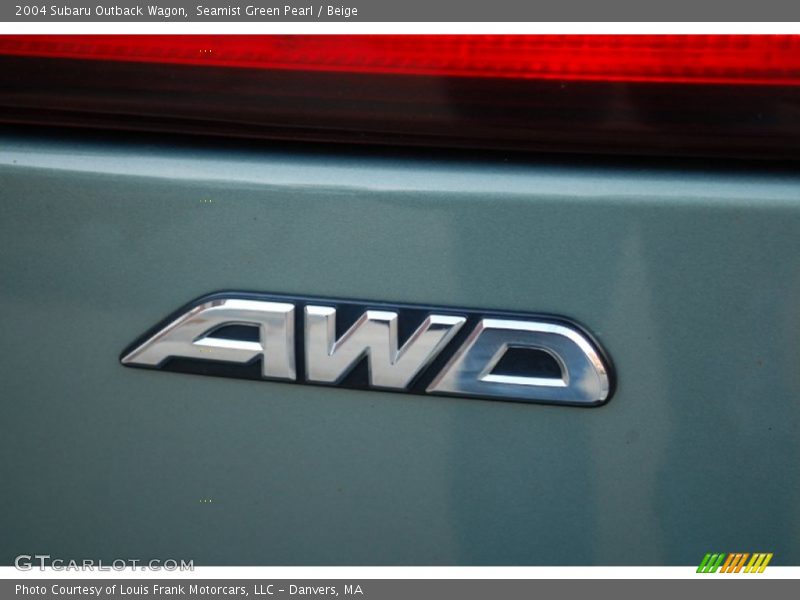 Seamist Green Pearl / Beige 2004 Subaru Outback Wagon