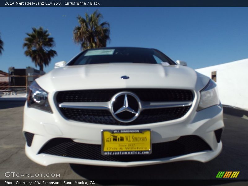 Cirrus White / Black 2014 Mercedes-Benz CLA 250