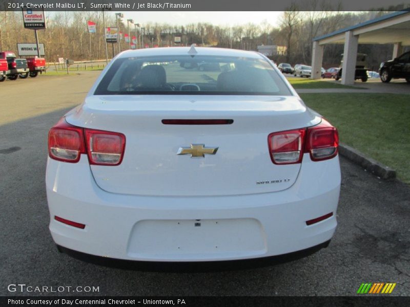 Summit White / Jet Black/Titanium 2014 Chevrolet Malibu LT