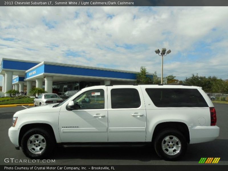 Summit White / Light Cashmere/Dark Cashmere 2013 Chevrolet Suburban LT