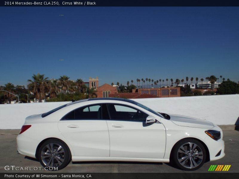 Cirrus White / Black 2014 Mercedes-Benz CLA 250