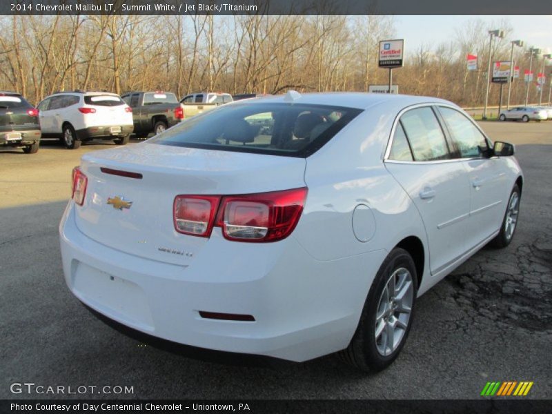 Summit White / Jet Black/Titanium 2014 Chevrolet Malibu LT