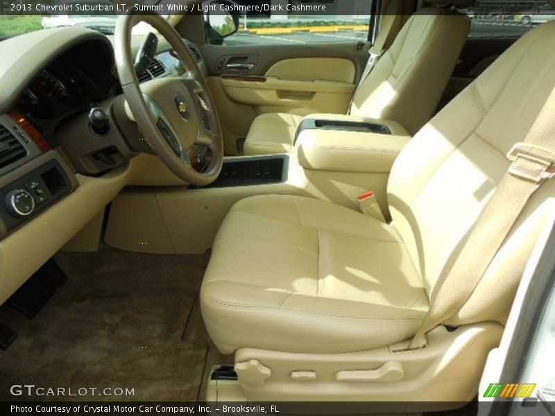Summit White / Light Cashmere/Dark Cashmere 2013 Chevrolet Suburban LT