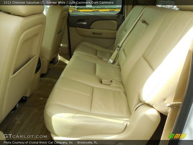 Summit White / Light Cashmere/Dark Cashmere 2013 Chevrolet Suburban LT