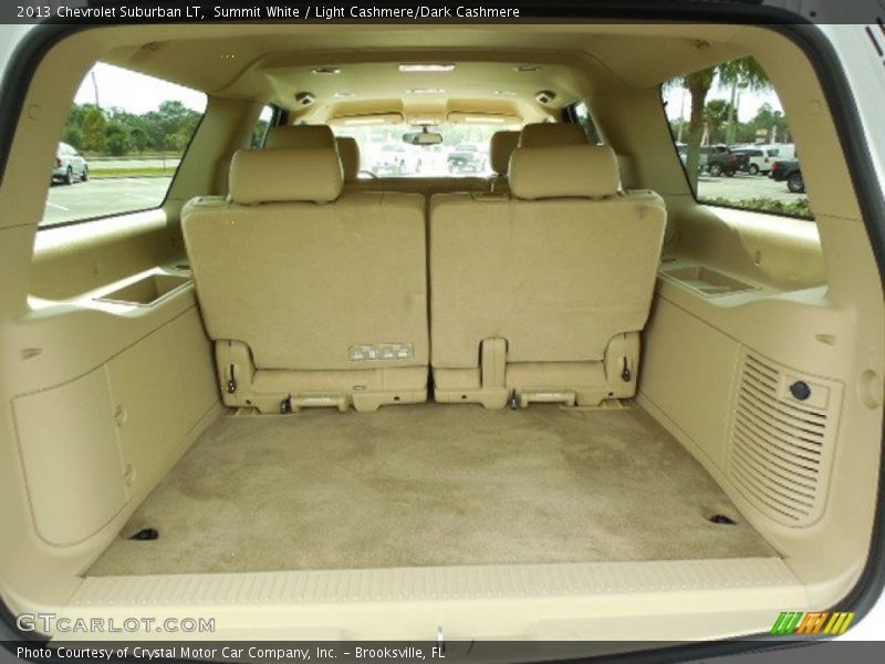 Summit White / Light Cashmere/Dark Cashmere 2013 Chevrolet Suburban LT
