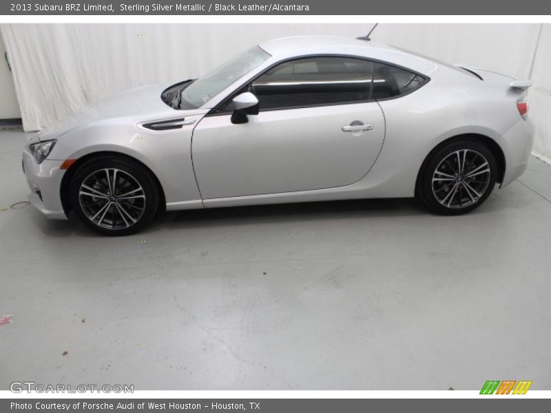 Sterling Silver Metallic / Black Leather/Alcantara 2013 Subaru BRZ Limited