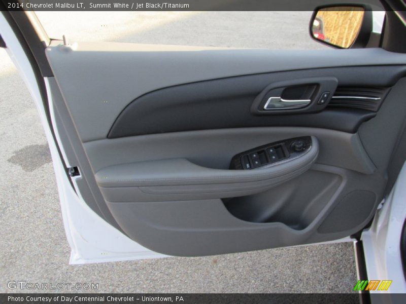 Summit White / Jet Black/Titanium 2014 Chevrolet Malibu LT